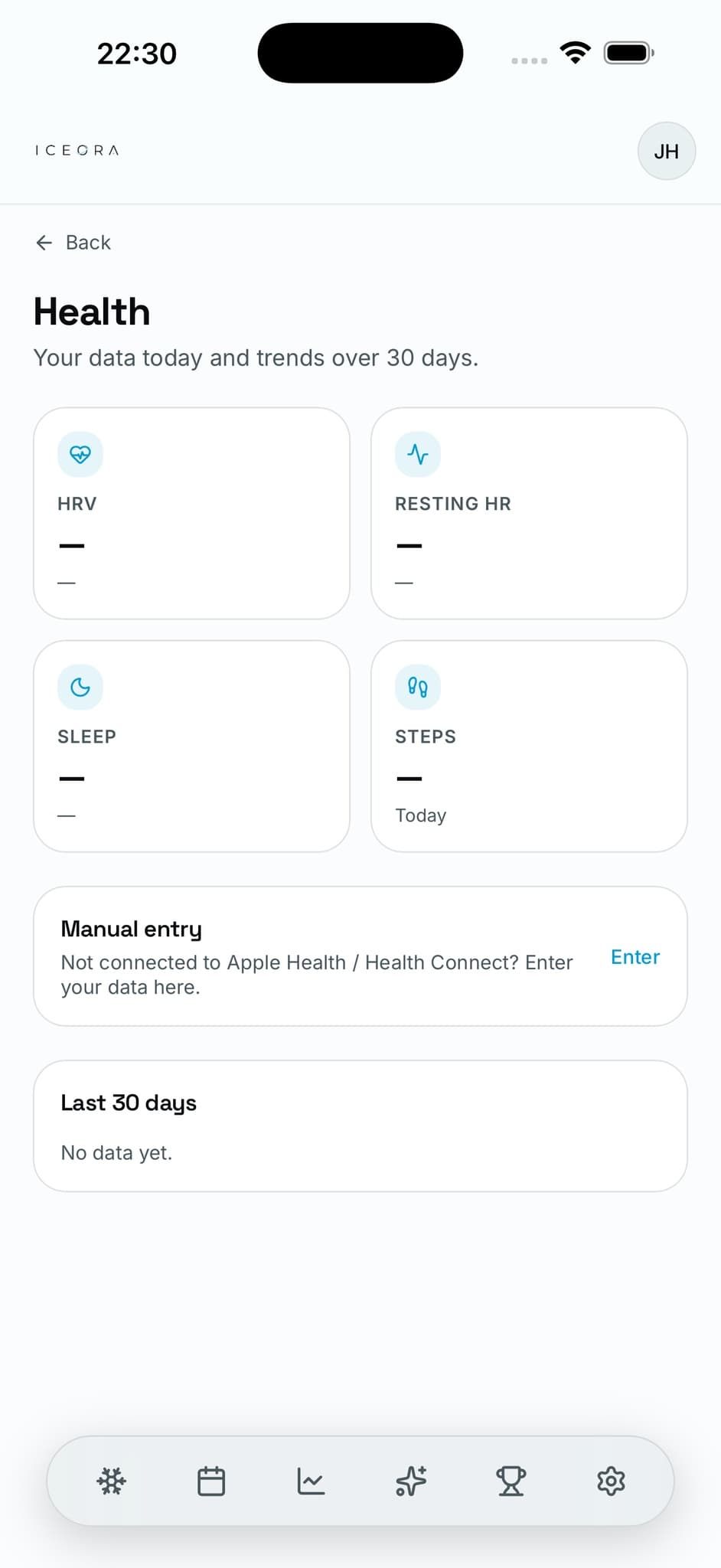 Health tracking