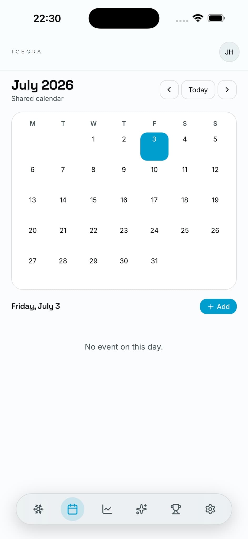 Shared calendar