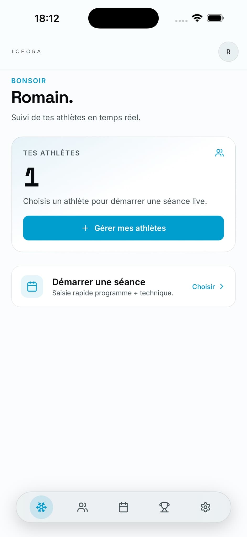 Coach dashboard